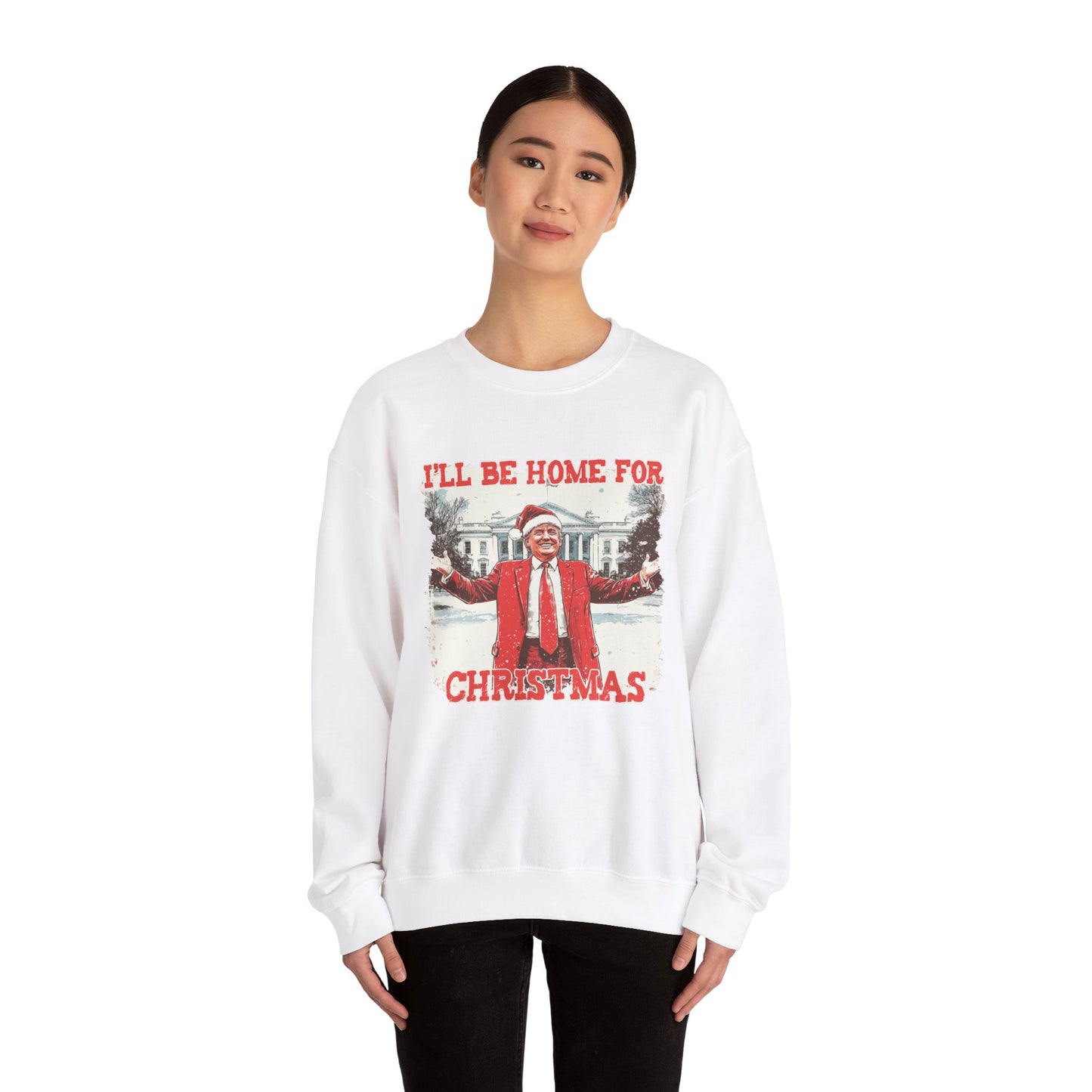 I'll Be Home For Christmas Crewneck Sweatshirt