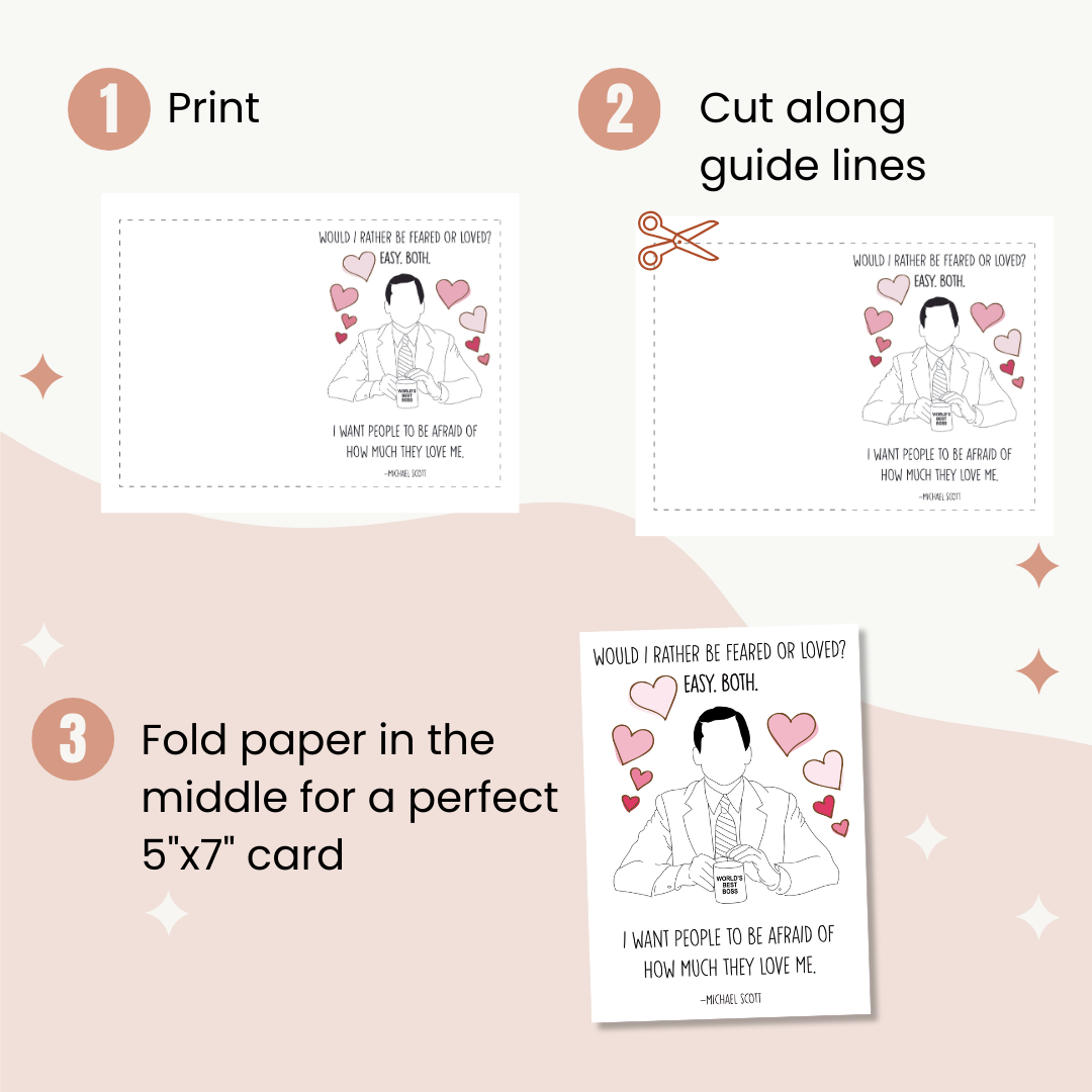 Michael Scott Printable - Instant Digital Download