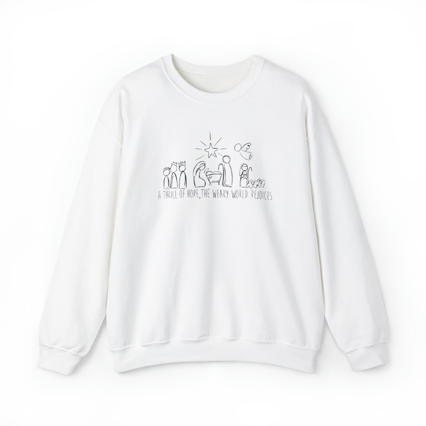 Manger Scene Sweatshirt