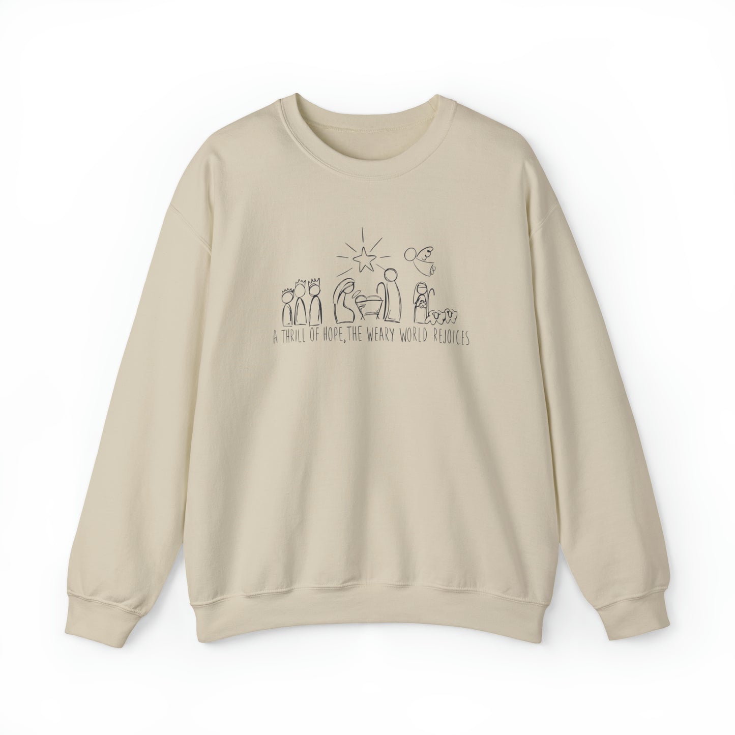Manger Scene Sweatshirt