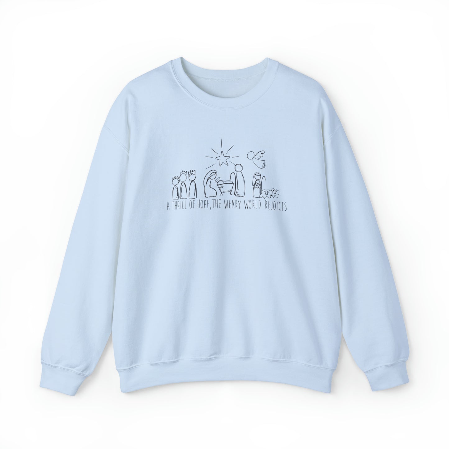 Manger Scene Sweatshirt