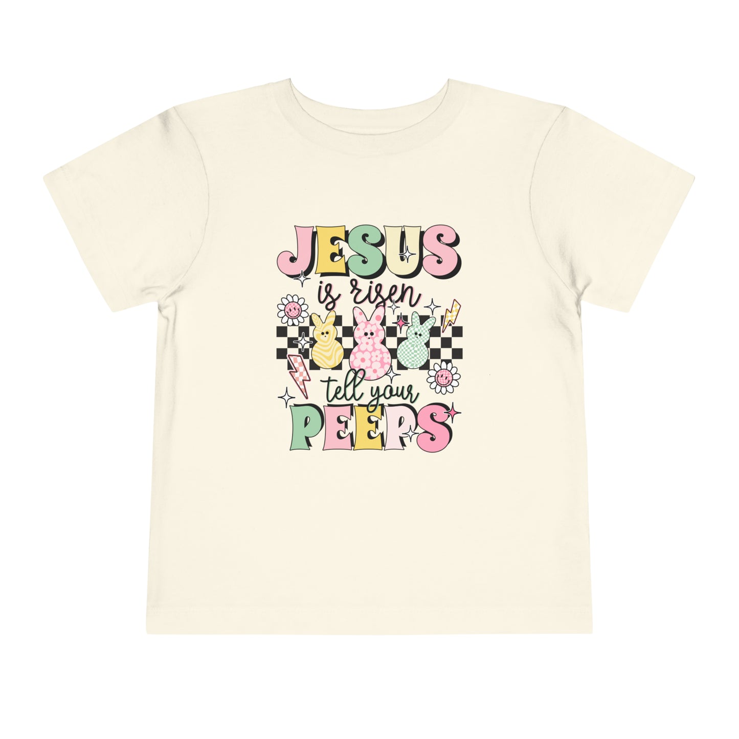 Toddler He is Risen Tee