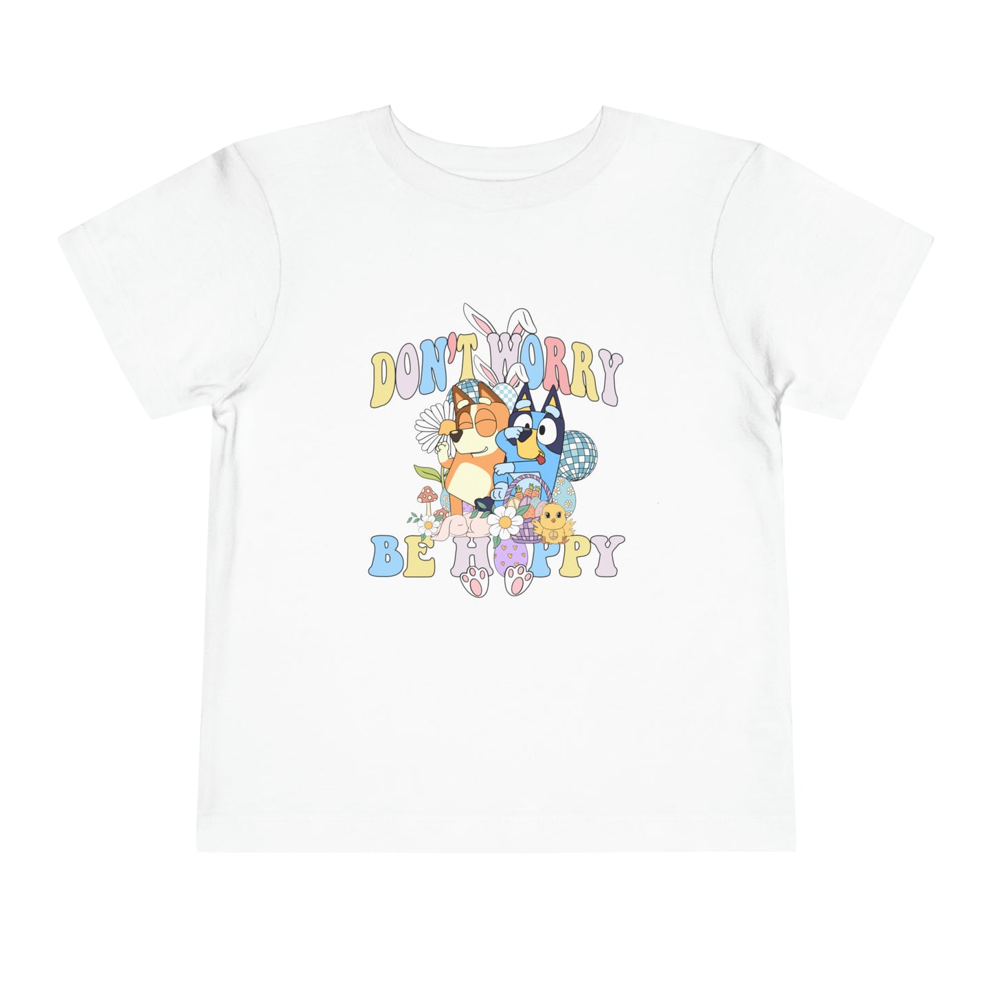 Toddler Don't Worry Be Hoppy Tee