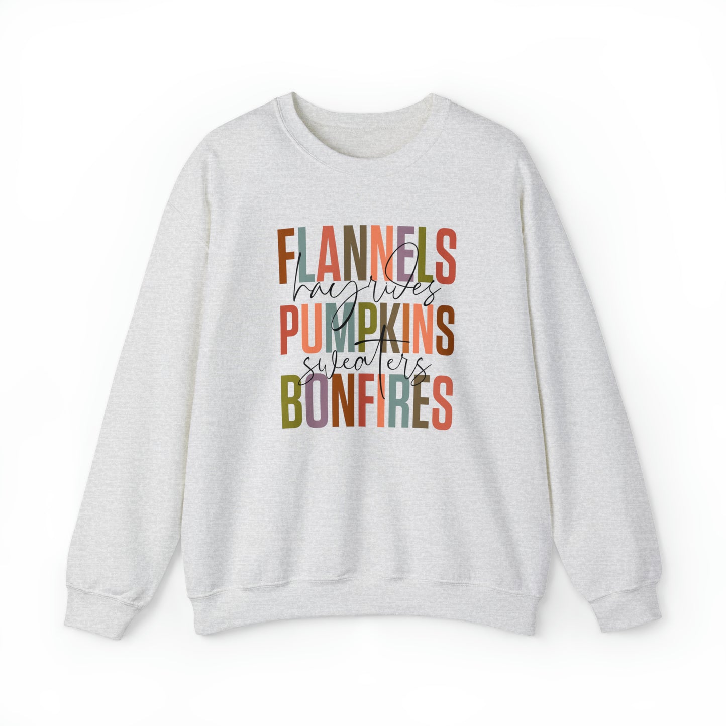 Flannels Pumpkins Bonfires Sweatshirt