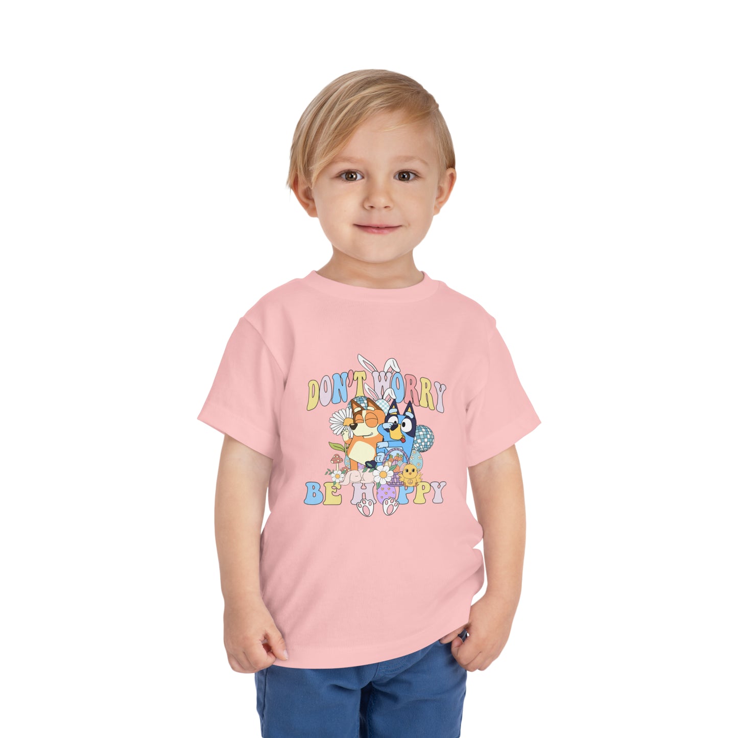 Toddler Don't Worry Be Hoppy Tee