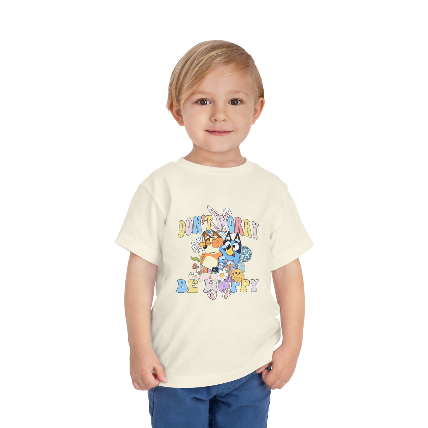 Toddler Don't Worry Be Hoppy Tee