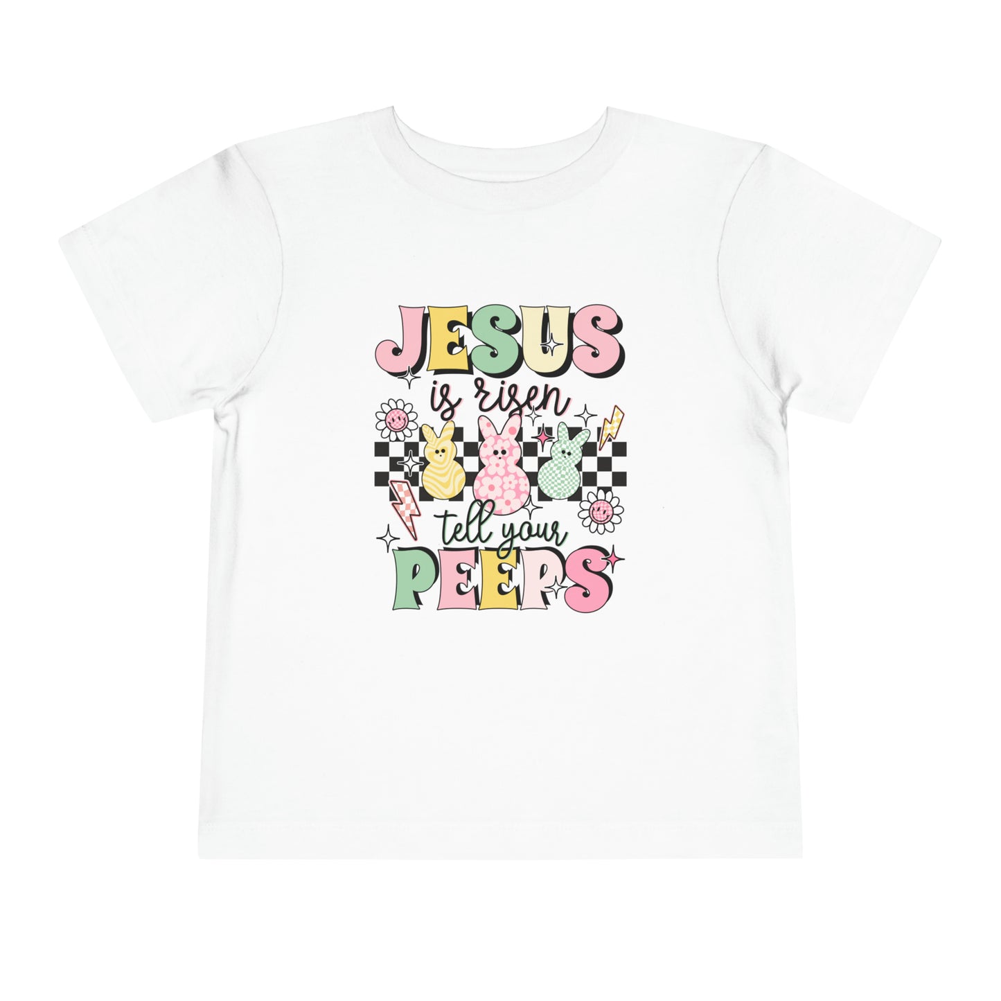 Toddler He is Risen Tee