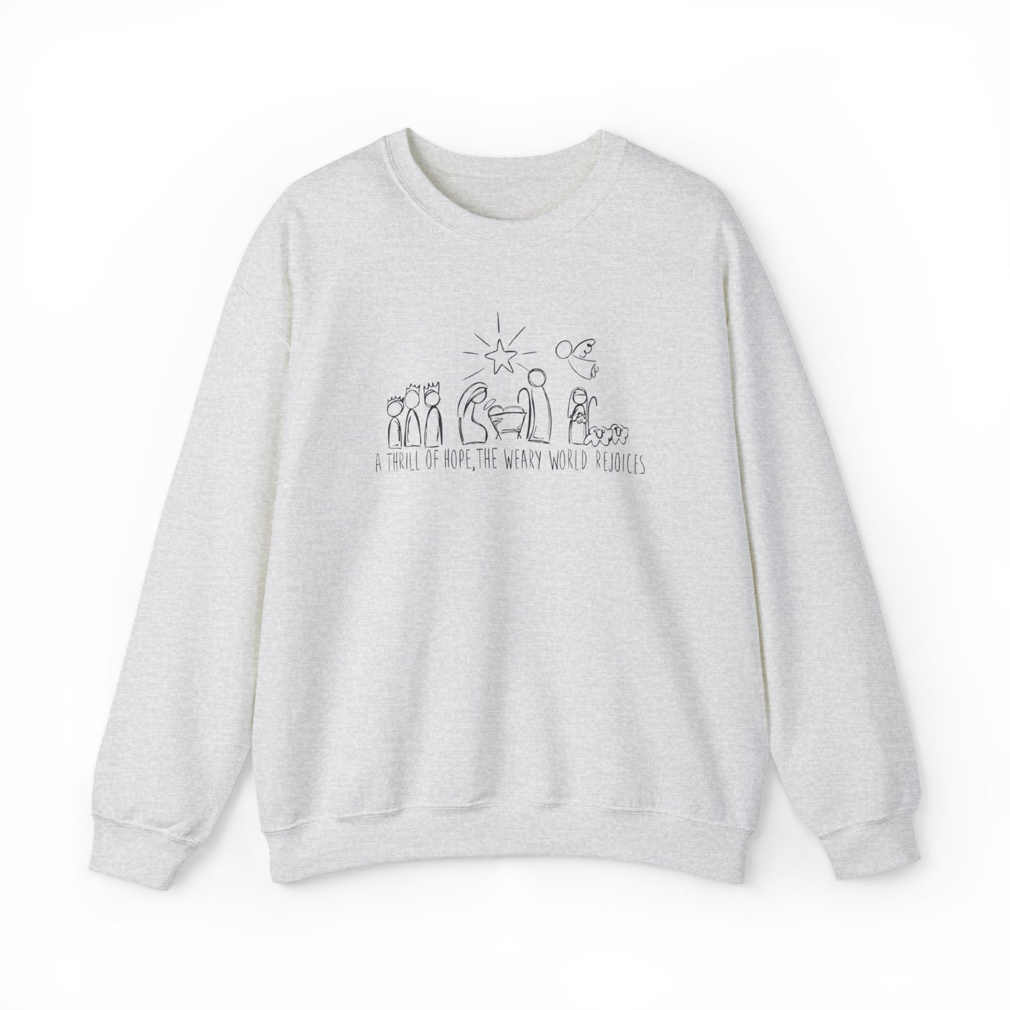 Manger Scene Sweatshirt