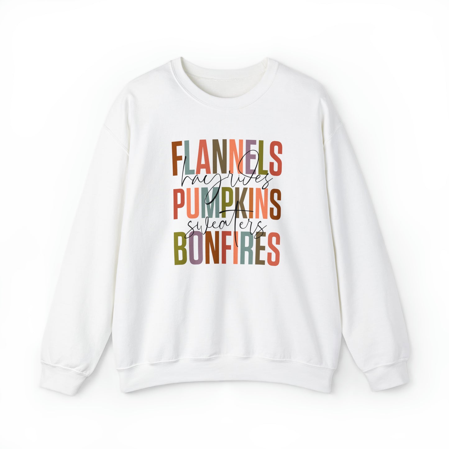 Flannels Pumpkins Bonfires Sweatshirt