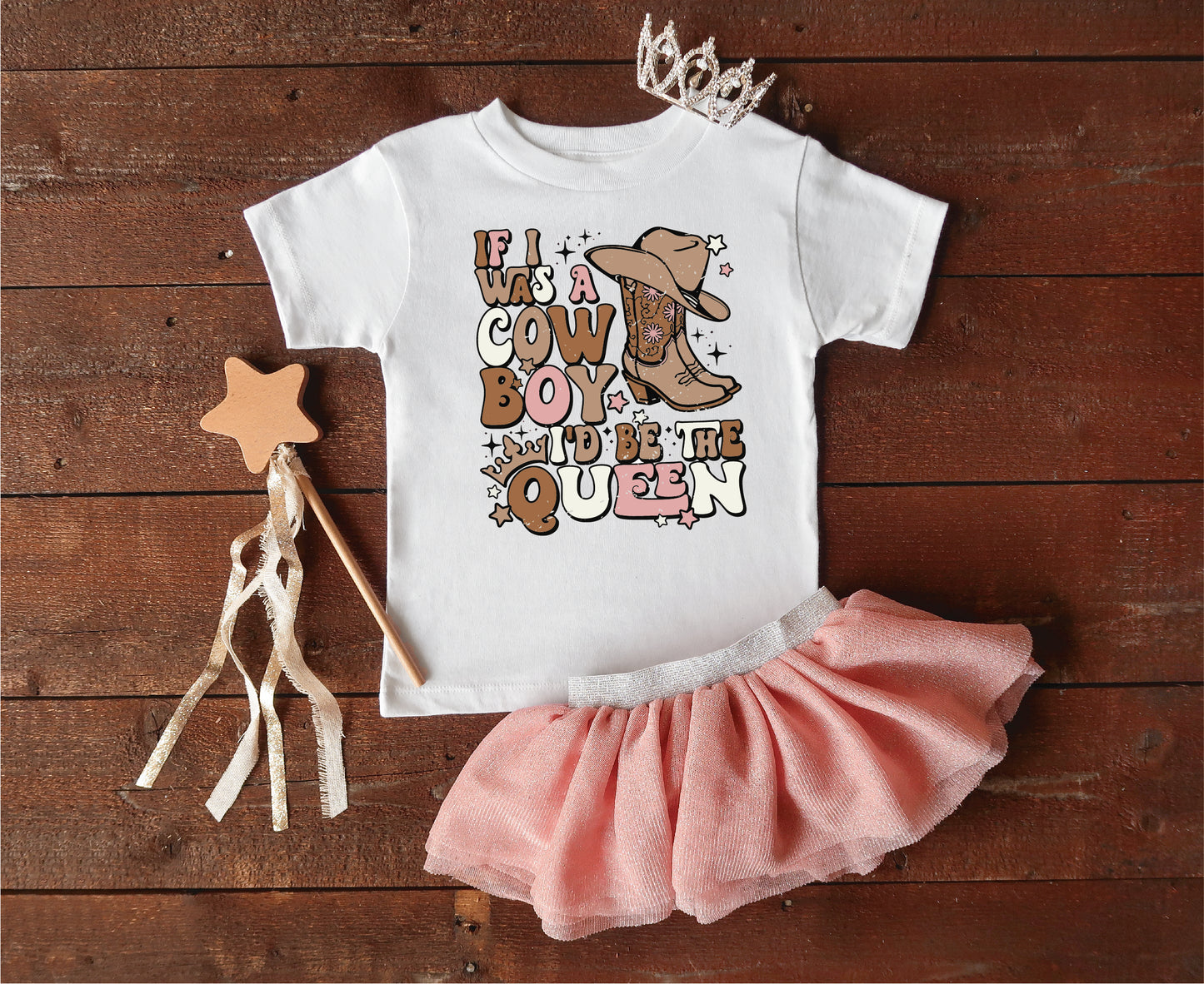 Toddler If I was a Cowboy Tee