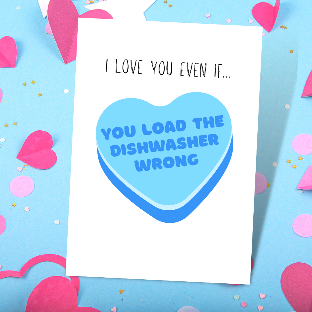 Dishwasher Love Printable - Instant Digital Download