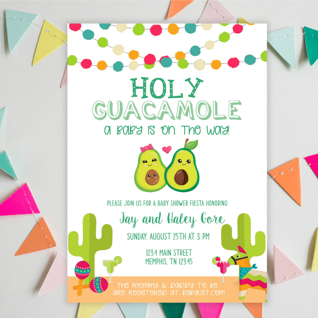 Holy Guacamole Fiesta Shower