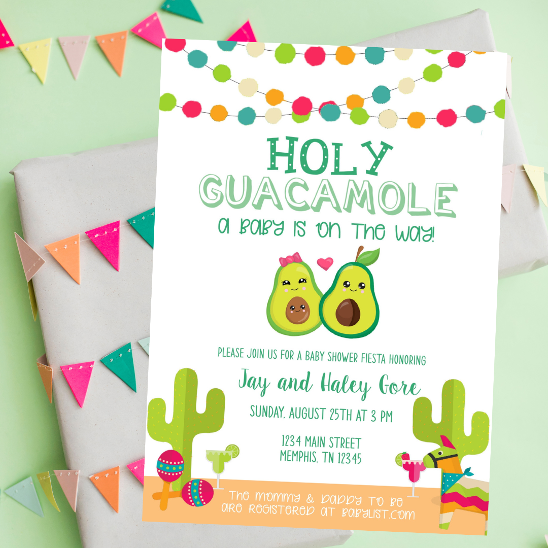 Holy Guacamole Fiesta Shower