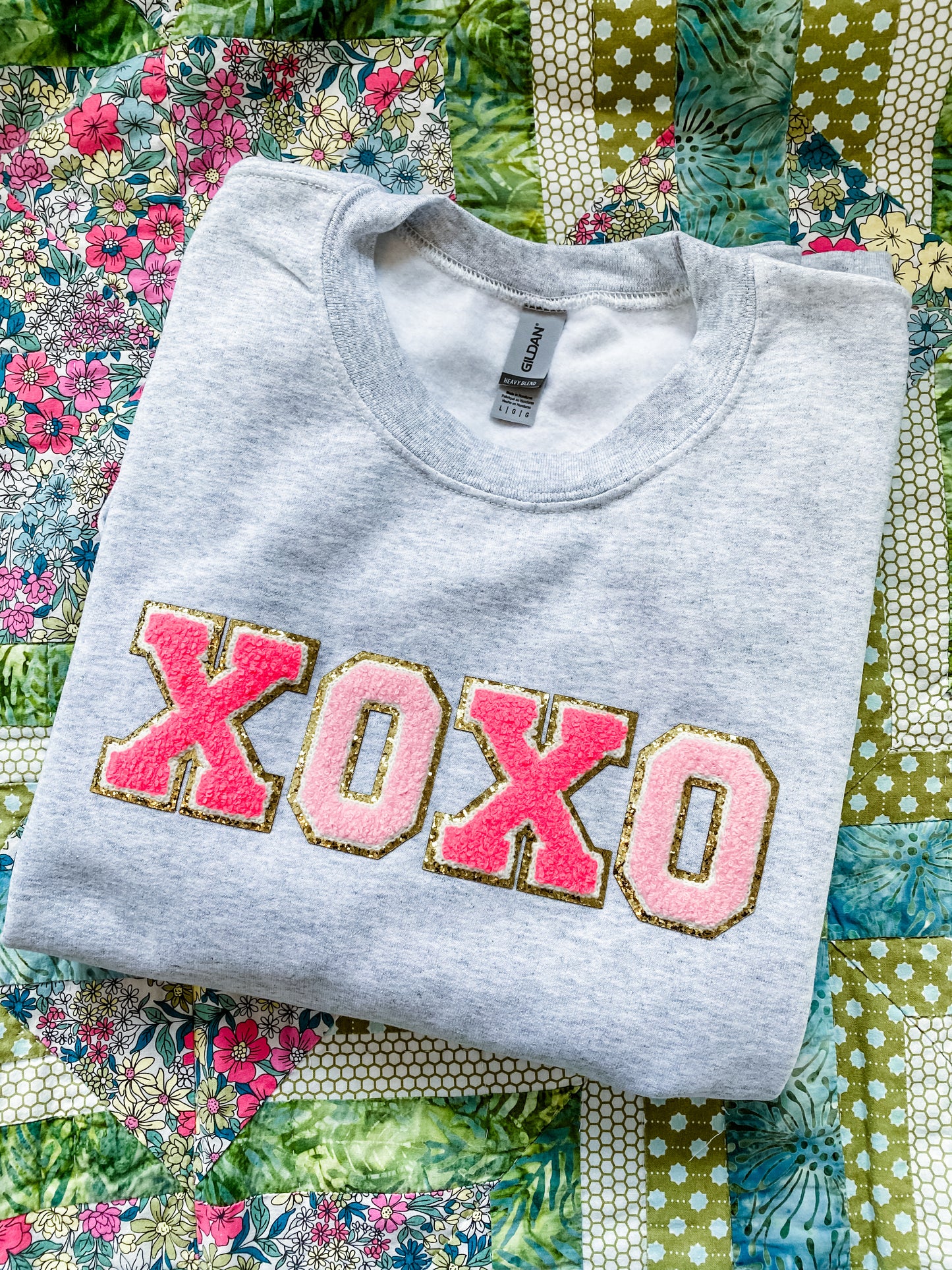 XOXO Chenille Sweatshirt