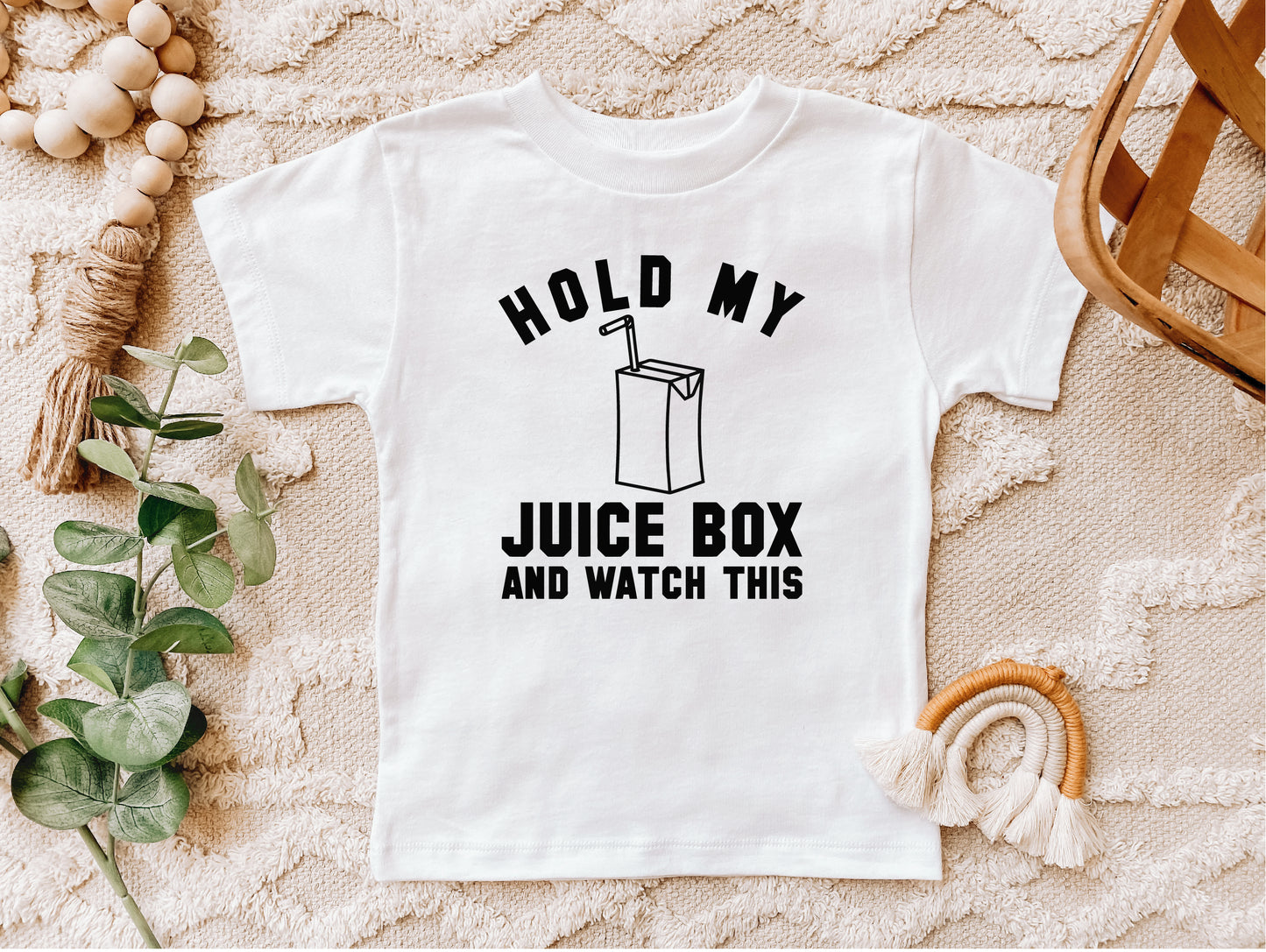 Toddler's Hold My Juice Box Tee