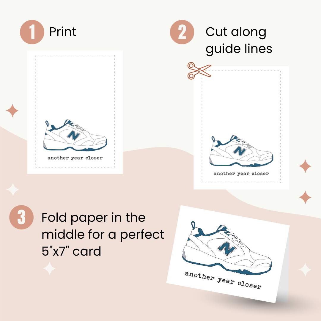 Another Year Closer Printable - Instant Digital Download