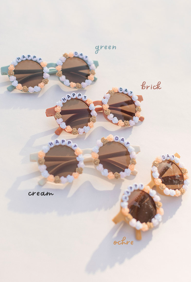 Happy Days Flower Toddler Sunglasses