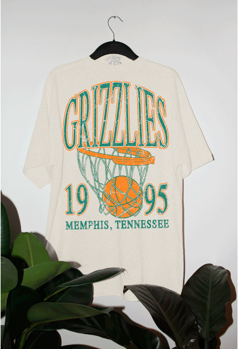 Grizzlies Vintage Oversized Tee