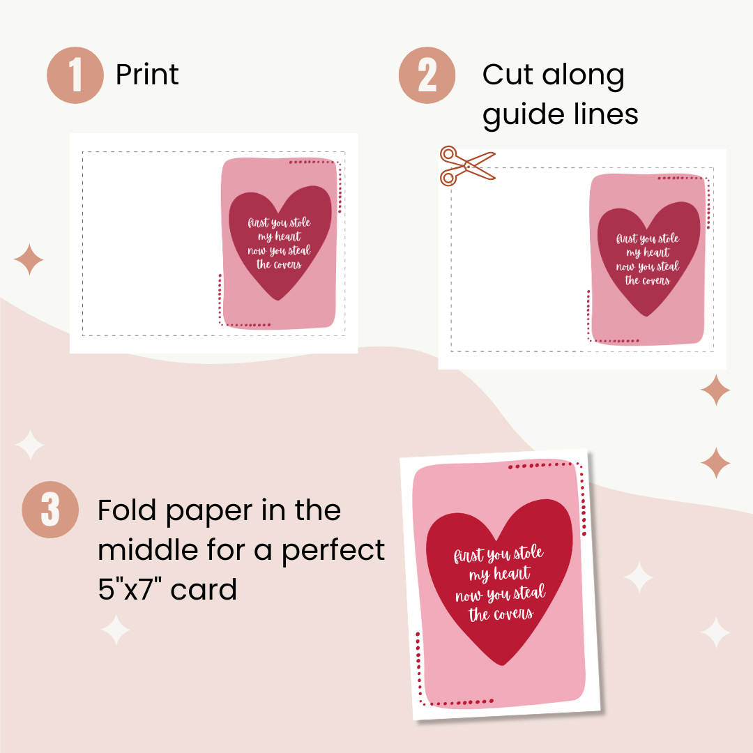 Stealing Covers Printable - Instant Digital Download