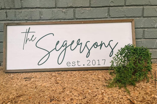 Custom Name Sign