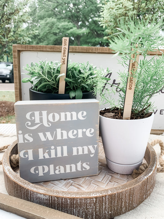 Home Is Where I Kill My Plants